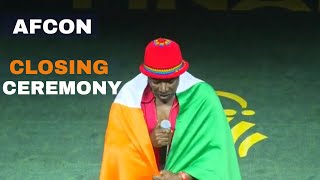 🏆 AFCON CLOSING CEREMONY IN IVORY COAST 2024  ALPHA BLONDY PERFORMANCE and IVORY COAST SONGS [upl. by Blight]