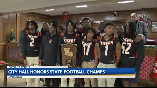 Opelousas honors state champ Tigers during council meeting [upl. by Kaile]