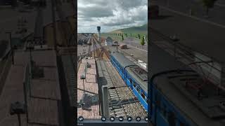 Transport fever 2 ЭР2 отправление электрички [upl. by Yrannav492]