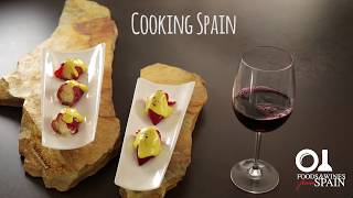 Spanish tapas recipe Manchego cheesestuffed Piquillo peppers with a Saffron crust [upl. by Miru373]