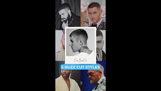 5 Buzz Cut Hairstyles To Try  Mens Hair  Shorts [upl. by Eerdna418]