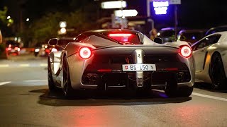 LaFerrari vs Ferrari Enzo INSANE Rev Battle [upl. by Aysahc]