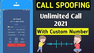 Free Spoof call Latest 2021  Best Fake Call app 2021 [upl. by Sikleb]