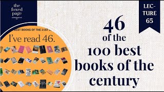 Lecture 65 46 of the NYT Best 100 books of the century [upl. by Nodnek]