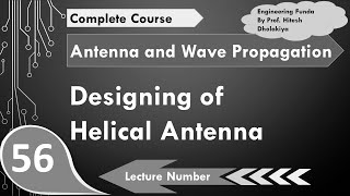 Designing of Helical Antenna HPBW FNBW Directivity Gain Impedance amp Axial Ratio Explained [upl. by Kleeman557]