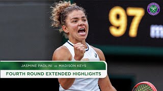 Sensational encounter  Jasmine Paolini vs Madison Keys  Extended Highlights  Wimbledon 2024 [upl. by Sosna909]