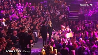 Echo 2015  Helene Fischer Preisverleihung Kategorie Schlager [upl. by Nerrej]