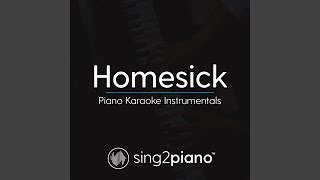 Homesick Lower Key  Originally Performed By Dua Lipa amp Chris Martin [upl. by Elleimac]