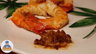 Gambas Flambées au Cognac  Recette Étincelante pour Noël [upl. by Aicat]