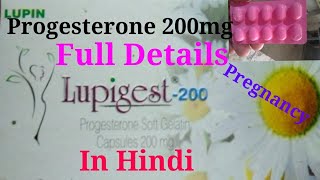 Progesterone Lupigest Progesterone Soft Gelatin 200 Capsules Micronised Progesterone 200 Capsules [upl. by Etteragram876]