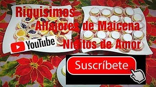 Como hacer Alfajores de Maicena paso a paso  como hacer niditos de amor  dulce de leche  postres [upl. by Natassia]