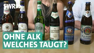 Alkoholfreies Bier Krombacher Oettinger Jever amp Co – welches schmeckt besser  Marktcheck SWR [upl. by Diley]