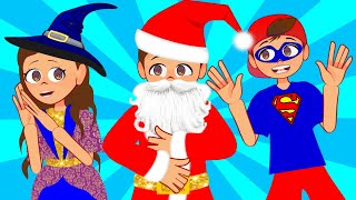 A Ram Sam Sam Christmas  more Songs for Kids  Nick and Poli Cartoons [upl. by Htenywg]