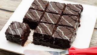 CHOCOLATE BROWNIES l EGGLESS amp WITHOUT OVEN [upl. by Nutsud]