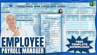 How To Create A Complete Employee Payroll In Excel  FREE DOWNLOAD [upl. by Branca971]