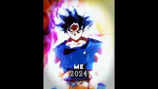 Me 2024 Vs Me 2022  edit anime goku sukuna [upl. by Misa832]