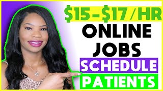 🩺 Medical Company Hiring Virtual Patient Schedulers WorkFromHome Jobs  Apply ASAP [upl. by Dachi]