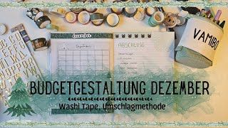 Gestaltung Dezember 🎄 Start Ausstattung für Youtube💸 Sparen mit der Umschlagmethode [upl. by Minnie]