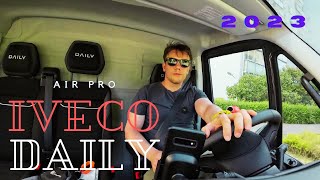 Test Iveco Daily 2023 AirPro 23 l 156 KM 8A [upl. by Neffirg40]