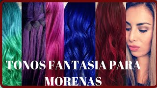 TONOS FANTASÍA PARA MORENAS🔥CABELLO [upl. by Willette]