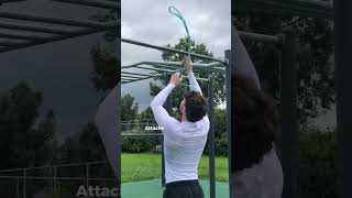 Tuto tractions pour débutant 💪 tractions musculation poidsdecorps calisthenics streetworkout [upl. by Ruosnam]