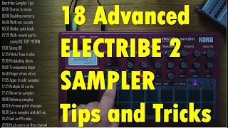 18 advanced Electribe 2 Sampler tips tricks and ideas [upl. by Eceirehs408]