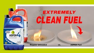 Aspen Fuel burn test Extremely CLEAN FUEL [upl. by Annuhsal186]