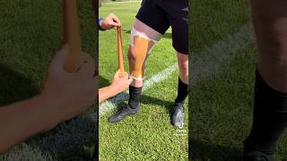 How To Tape a Knee Ligament Injury for Sport [upl. by Nata]