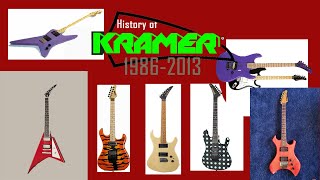 Kramer Guitars History by year [upl. by Llenrahs]