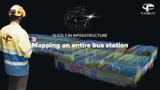 Mapping an entire bus station with the Elios 3  Drone for Infrastructure Inspections [upl. by Aisul]