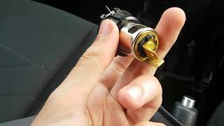 HOW TO REPLACE CAR CIGARETTE LIGHTER 12V QUICK AND EASY IN ANY CAR 2018 [upl. by Yvor]