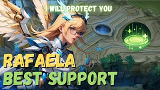 THIS IS HOW YOU PROTECT YOUR TEAM USING RAFAELA  RAFAELA BEST BUILD 2024  MOBILE LEGENDS [upl. by Cerelly55]