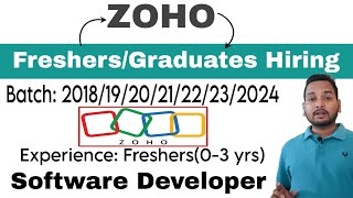 ZOHO LATEST OFF CAMPUS HIRING 2024  ZOHO RECRUITMENT DRIVE  DIRECT TEST  FRESHERS URGENT JOINING [upl. by Nyleaj960]