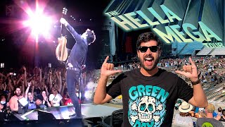 HELLA MEGA TOUR 2021  Green Day Fall Out Boy Weezer in Jacksonville [upl. by Milzie]