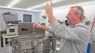 Avestin EmulsiFlexD20B High Pressure Homogenizer Demonstration [upl. by Yde]