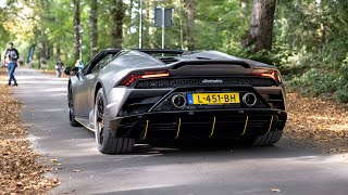 Lamborghini Huracan EVO with Akrapovic Exhaust  LOUD Revs amp Accelerations [upl. by Fitzgerald]