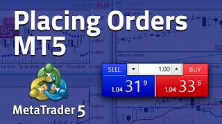 How to Place Orders on MetaTrader 5 [upl. by Vola]