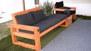 Crea Un Sofa Moderno Para El Exterior  Hazlo Tu Mismo [upl. by Epolenep170]