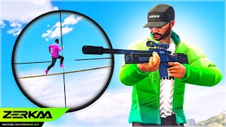 GTA 5 Snipers VS Runners Challenge [upl. by Anilem]