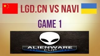 LGDcn vs NaVi g1 Winners Final Alienware Cup 1 [upl. by Enortna200]