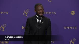 Lamorne Morris on His Fargo Emmy Win [upl. by Nahtanoy]