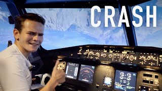 Flying A FULL MOTION a320 Simulator I Crashed [upl. by Brandy]