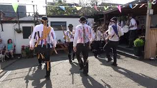 The Silurian Border Morrismen dance quotUpton Stick Dancequot at Bromyard Folk Festival 2023 [upl. by Kwabena]