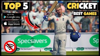 Top 5 Best Cricket Games For Android  Best IPL Cricket Games For Android 2024 [upl. by Asecnarf303]