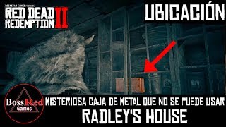 Red Dead Redemption 2  Misteriosa Caja de Metal que no se Puede Usar  Radleys House  Misterio [upl. by Arraeis]