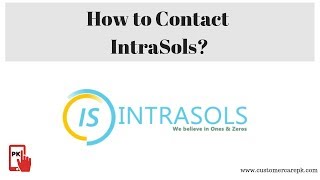 IntraSols Head Office Address Phone Number Email ID Website [upl. by Annodam]