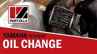 YFZ450R Oil Change  Partzillacom [upl. by Ateiram]