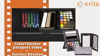 ColorChecker passport video avec DaVinci Resolve [upl. by Llehsam]