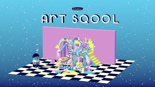 ART SQOOL release date trailer Nintendo Switch [upl. by Manheim588]