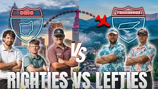 We Got Challenged Lefty Golf Group vs Scratch Hacks Golf [upl. by Randee]